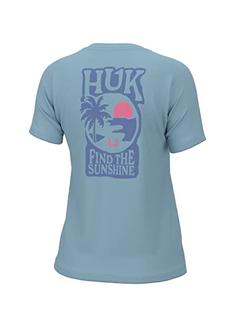 HUK Women's Short Sleeve Performance Tee, Fishing T-Shirt