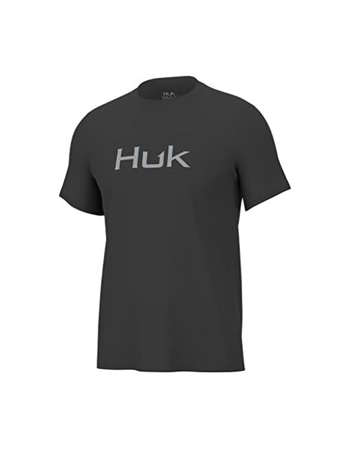 HUK Men's Performance Fishing Logo Tee, Short Sleeve, Quick-Dry