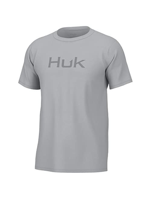 HUK Men's Performance Fishing Logo Tee, Short Sleeve, Quick-Dry