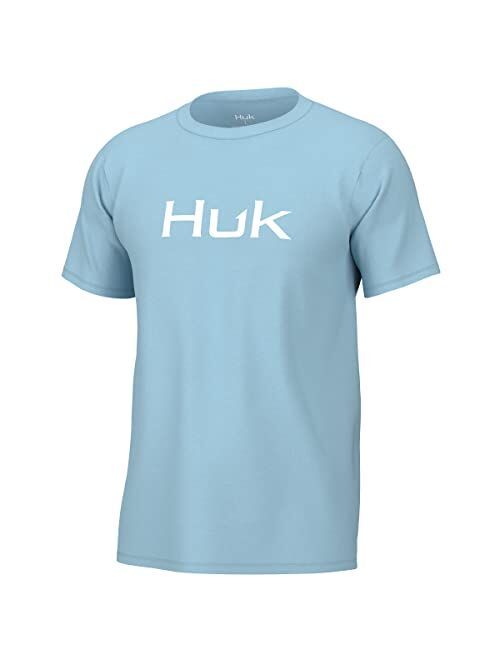 HUK Men's Performance Fishing Logo Tee, Short Sleeve, Quick-Dry