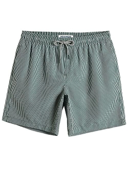 Mens Swim Trunks Quick Dry Swim Shorts with Mesh Lining Funny Swimwear Bathing Suits