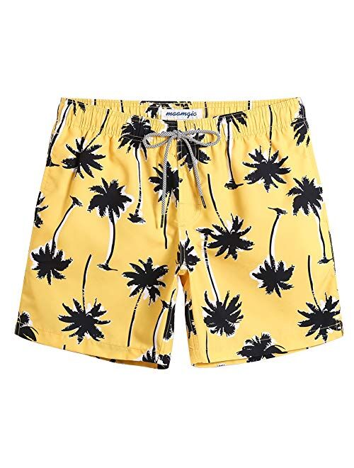 maamgic Mens Swim Trunks Quick Dry Swim Shorts with Mesh Lining Funny Swimwear Bathing Suits