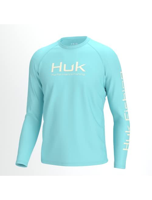 HUK Men's Pursuit Vented Long Sleeve, 30 UPF Fishing Shirt