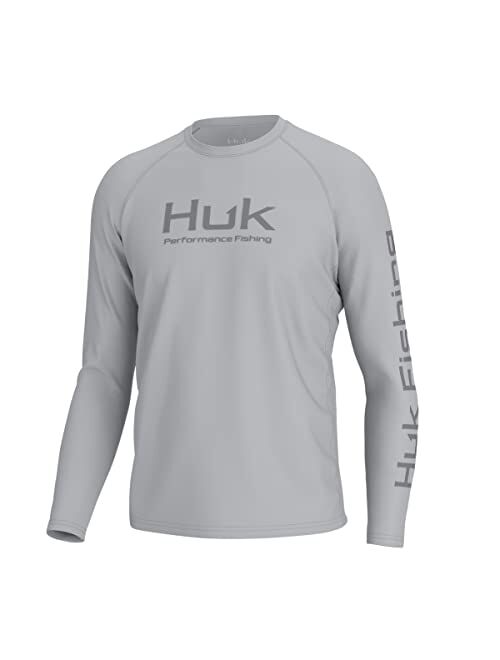 HUK Men's Pursuit Vented Long Sleeve, 30 UPF Fishing Shirt