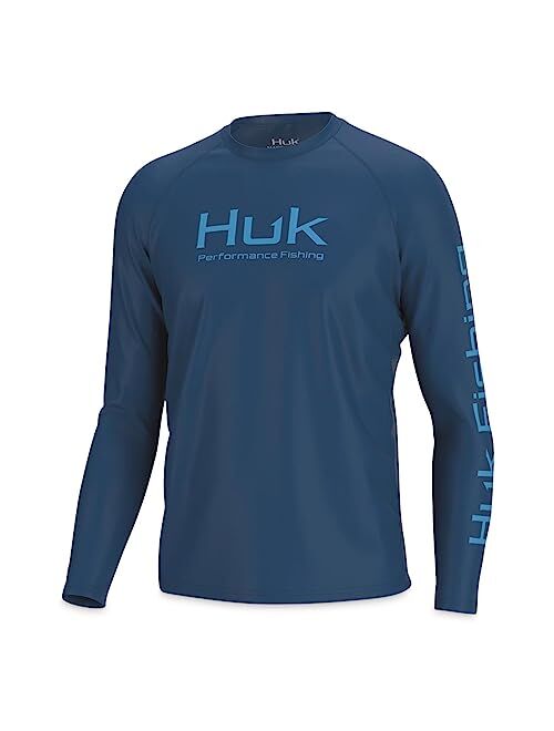 HUK Men's Pursuit Vented Long Sleeve, 30 UPF Fishing Shirt