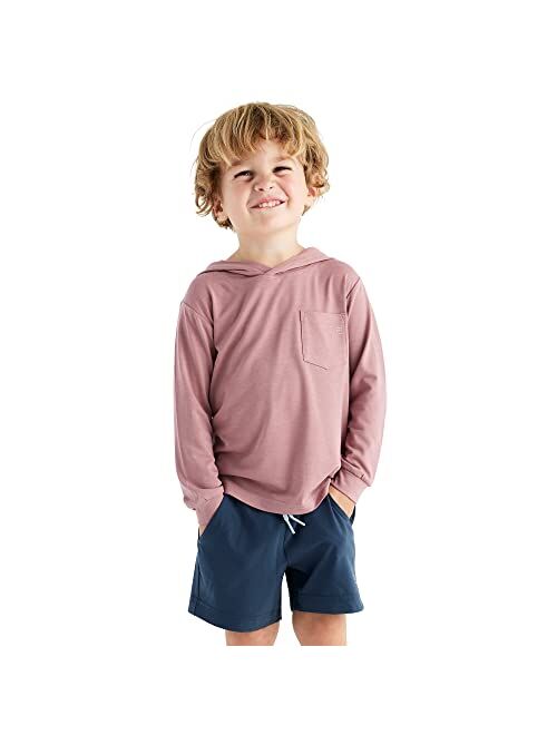 Free Fly Toddler Bamboo Shade Hoodie - Quick Dry, Breathable, Long Sleeve Outdoor Shirt with Sun Protection UPF 50+