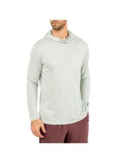 Free Fly Men's Bamboo Lightweight Hoodie - Quick Dry, Breathable Performance Outdoor Shirt with Sun Protection - UPF 20+