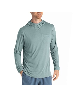 Free Fly Men's Bamboo Lightweight Hoodie - Quick Dry, Breathable Performance Outdoor Shirt with Sun Protection - UPF 20+