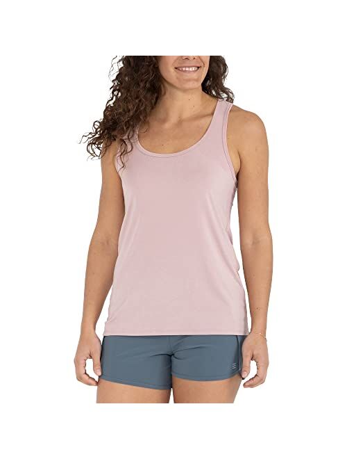 Free Fly Women's Bamboo Motion Racerback Tank - Moisture Wicking, Breathable Active Tank with Sun Protection - UPF 50+