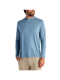 Free Fly Men's Bamboo Shade Hoodie - Quick Dry, Breathable Performance Outdoor Shirt with Sun Protection UPF 50+