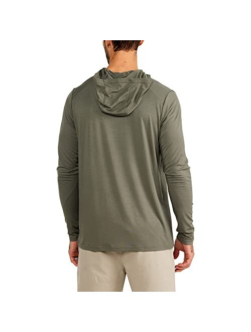 Free Fly Men's Bamboo Shade Hoodie - Quick Dry, Breathable Performance Outdoor Shirt with Sun Protection UPF 50+