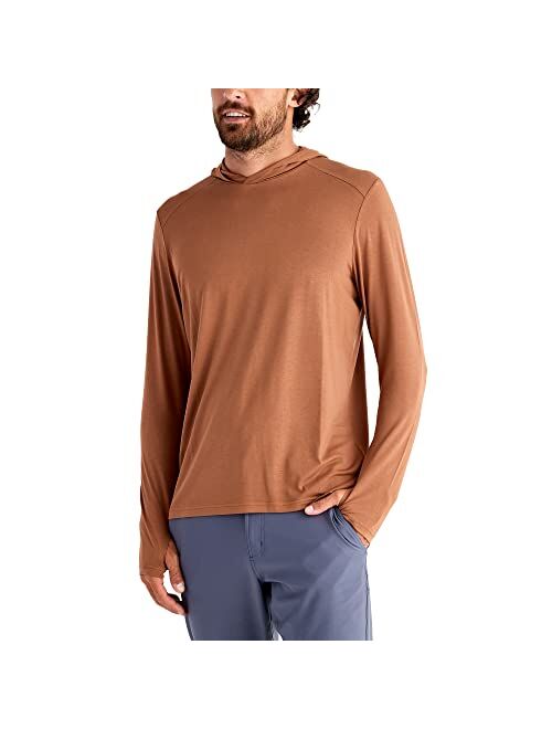 Free Fly Men's Bamboo Shade Hoodie - Quick Dry, Breathable Performance Outdoor Shirt with Sun Protection UPF 50+