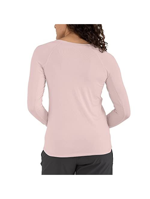 Free Fly Women's Bamboo Shade Long Sleeve Shirt - Breathable Outdoor Performance Stretch Shirt with Sun Protection UPF 50+