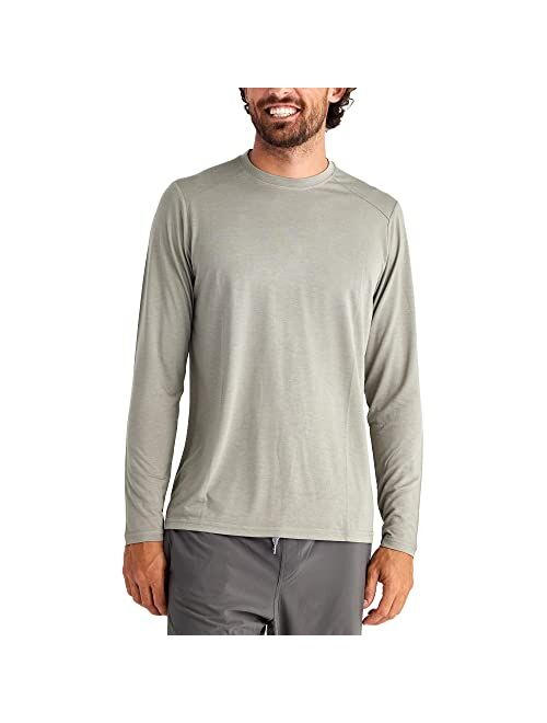 Free Fly Men's Bamboo Lightweight Long Sleeve Shirt - Quick Dry, Breathable Outdoor Shirt with Sun Protection UPF 20+