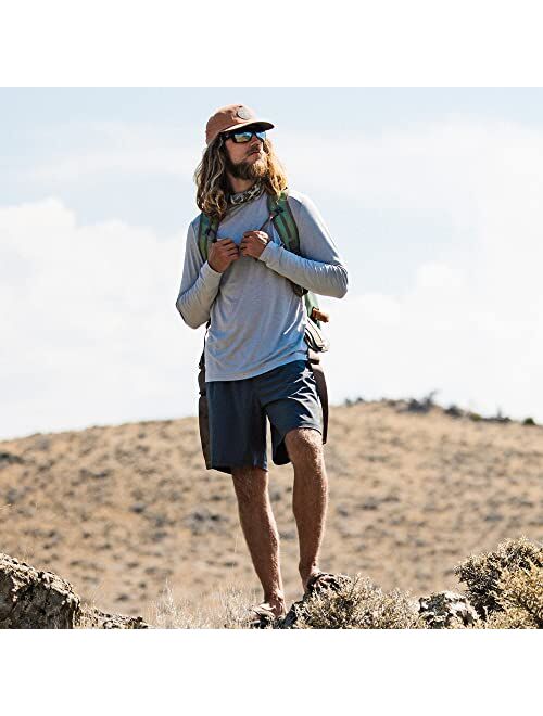 Free Fly Men's Breeze Short 8 Inch Inseam - Quick Dry, Moisture-Wicking, Breathable Shorts with Sun Protection UPF 50+