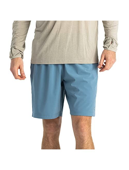 Free Fly Men's Breeze Short 8 Inch Inseam - Quick Dry, Moisture-Wicking, Breathable Shorts with Sun Protection UPF 50+