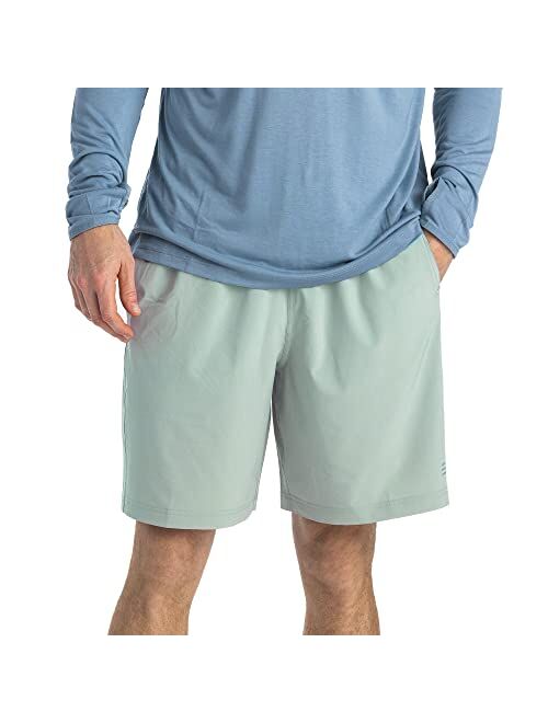 Free Fly Men's Breeze Short 8 Inch Inseam - Quick Dry, Moisture-Wicking, Breathable Shorts with Sun Protection UPF 50+