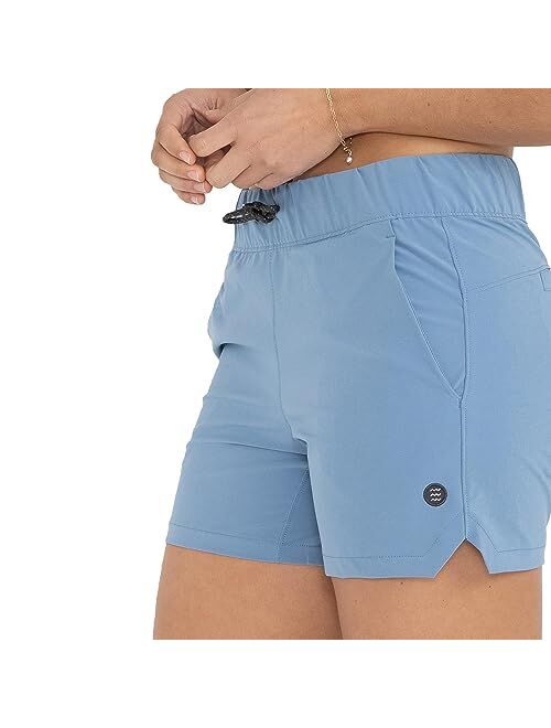 Free Fly Women's Swell Short - Quick Dry, Moisture-Wicking Shorts with Stretch - Sun Protection UPF 50+