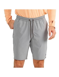 Free Fly Men's Lined Swell Short - Quick Dry, Moisture-Wicking Shorts with Boxer Brief Liner - Sun Protection UPF 50+