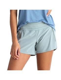 Free Fly Women's Bamboo Lined Breeze Short - 4-Way Performance Stretch Quick Dry Active Shorts with Sun Protection - UPF 50+