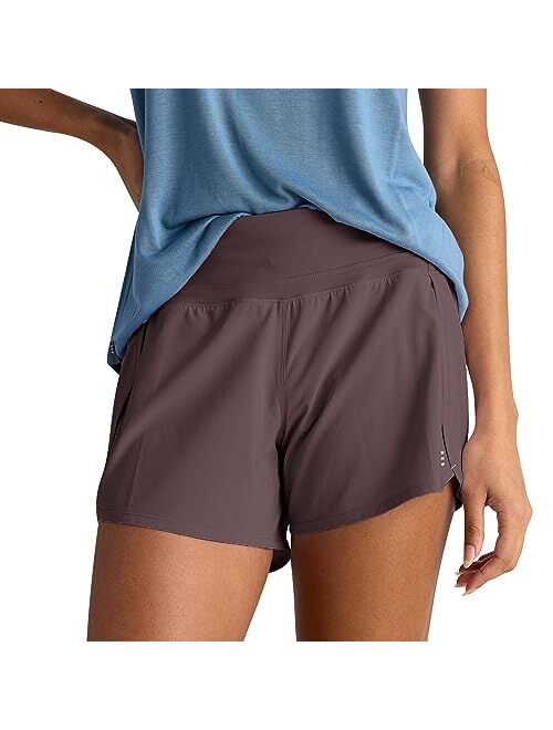 Free Fly Women's Bamboo Lined Breeze Short - 4-Way Performance Stretch Quick Dry Active Shorts with Sun Protection - UPF 50+