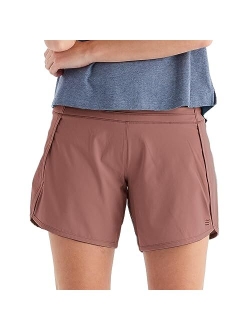 Free Fly Women's Bamboo Lined Breeze Short - 4-Way Performance Stretch Quick Dry Active Shorts with Sun Protection - UPF 50+