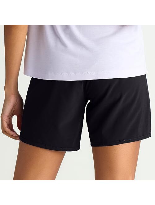 Free Fly Women's Bamboo Lined Breeze Short - 4-Way Performance Stretch Quick Dry Active Shorts with Sun Protection - UPF 50+