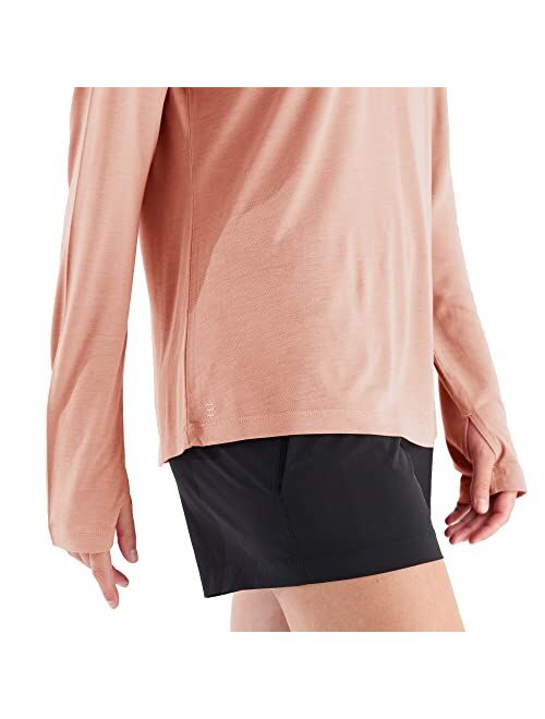 Free Fly Women's Bamboo Lightweight Long Sleeve Shirt - Quick Dry, Breathable Outdoor Shirt with Sun Protection UPF 40+