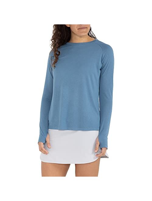 Free Fly Women's Bamboo Lightweight Long Sleeve Shirt - Quick Dry, Breathable Outdoor Shirt with Sun Protection UPF 40+