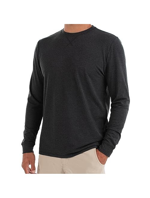 Free Fly Men's Bamboo Flex Long Sleeve - Premium-Weight Men's Shirt - Long Sleeve Shirt for Men - Sun Protection UPF 50+