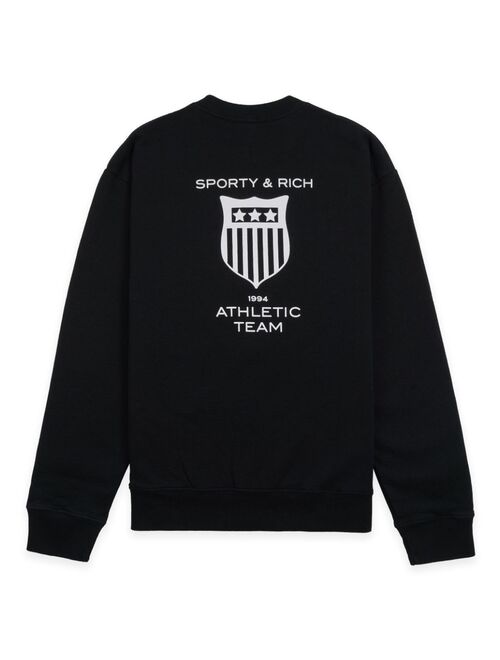 Sporty & Rich logo-print cotton sweatshirt