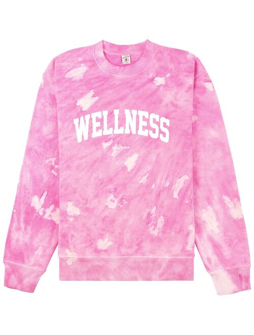 Sporty & Rich Wellness tie-dye sweatshirt