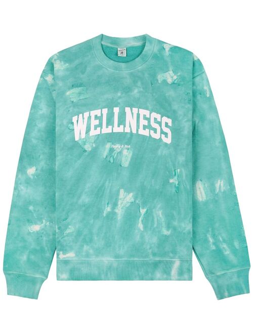 Sporty & Rich Wellness tie-dye sweatshirt