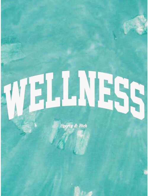 Sporty & Rich Wellness tie-dye sweatshirt