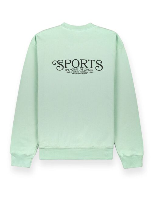 Sporty & Rich logo-print cotton sweatshirt