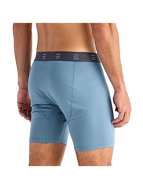 Free Fly Men's Bamboo Motion Boxer Brief - Soft, Comfortable & Breathable Performance Stretch Men's Underwear