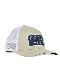 Free Fly Wave Snapback with Logo - Cotton and Mesh Snapback Hat for Men and Women