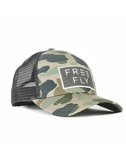 Free Fly Wave Snapback with Logo - Cotton and Mesh Snapback Hat for Men and Women