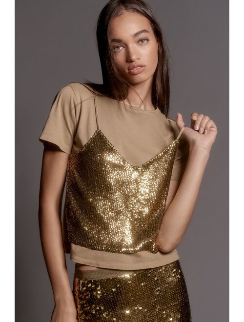 Le Superbe Birdie Sequin Tee