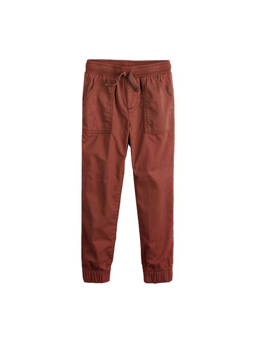 Boys 4-12 Jumping Beans Pull-On Twill Jogger in Regular, Slim & Husky