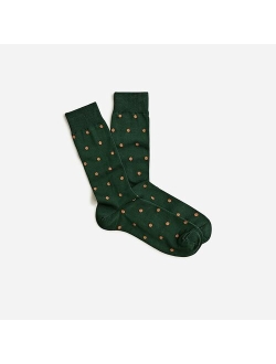 Dress socks in dots