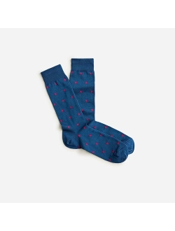 Dress socks in dots