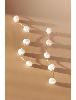 Dripping Pearl Delicate Drop Earrings