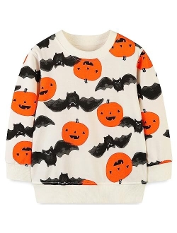 Bumeex Toddler Boy's Crewneck Pullover Sweatshirt 2-7Y