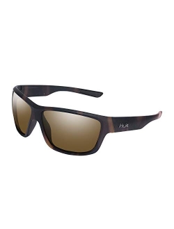 HUK, Polarized Lens Eyewear With Performance Frames, Fishing, Sports & Outdoors Sunglasses