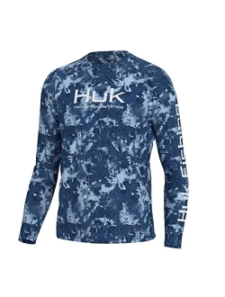 Men's Pursuit Crew Long Sleeve, Sun Protecting Fishing Shirt