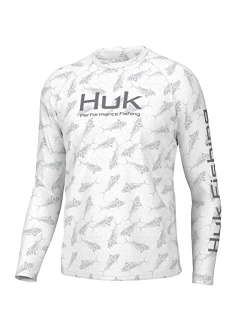 Men's Pursuit Crew Long Sleeve, Sun Protecting Fishing Shirt