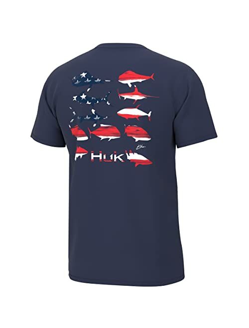 HUK Men's Kc Scott Short Sleeve Tee, Performance Fishing T-Shirt