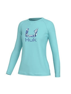 Women's Pursuit Graphic Long Sleeve, Fishing Shirt