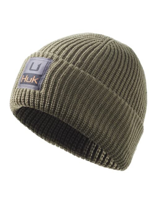 HUK Men's Knit Cuffed Winter Beanie